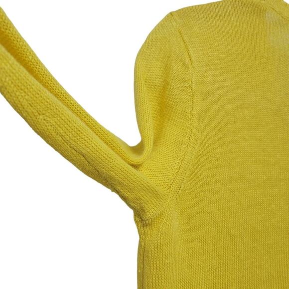 Eileen Fisher Linen Deep V Lightweight Pullover Sweater XS 519 - Picture 5 of 12